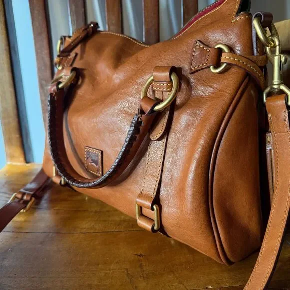 Dooney & Bourke Florentine Large Tassel Satchel – Natural - Picture 7 of 17